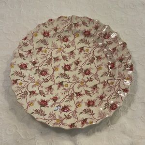 Copeland Spode Rosebud Chintz Great Britain 10.5” D dinner plate